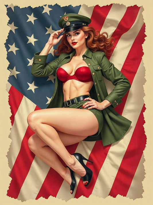 Boogie Woogie Bugle Girl Pinup Portrait