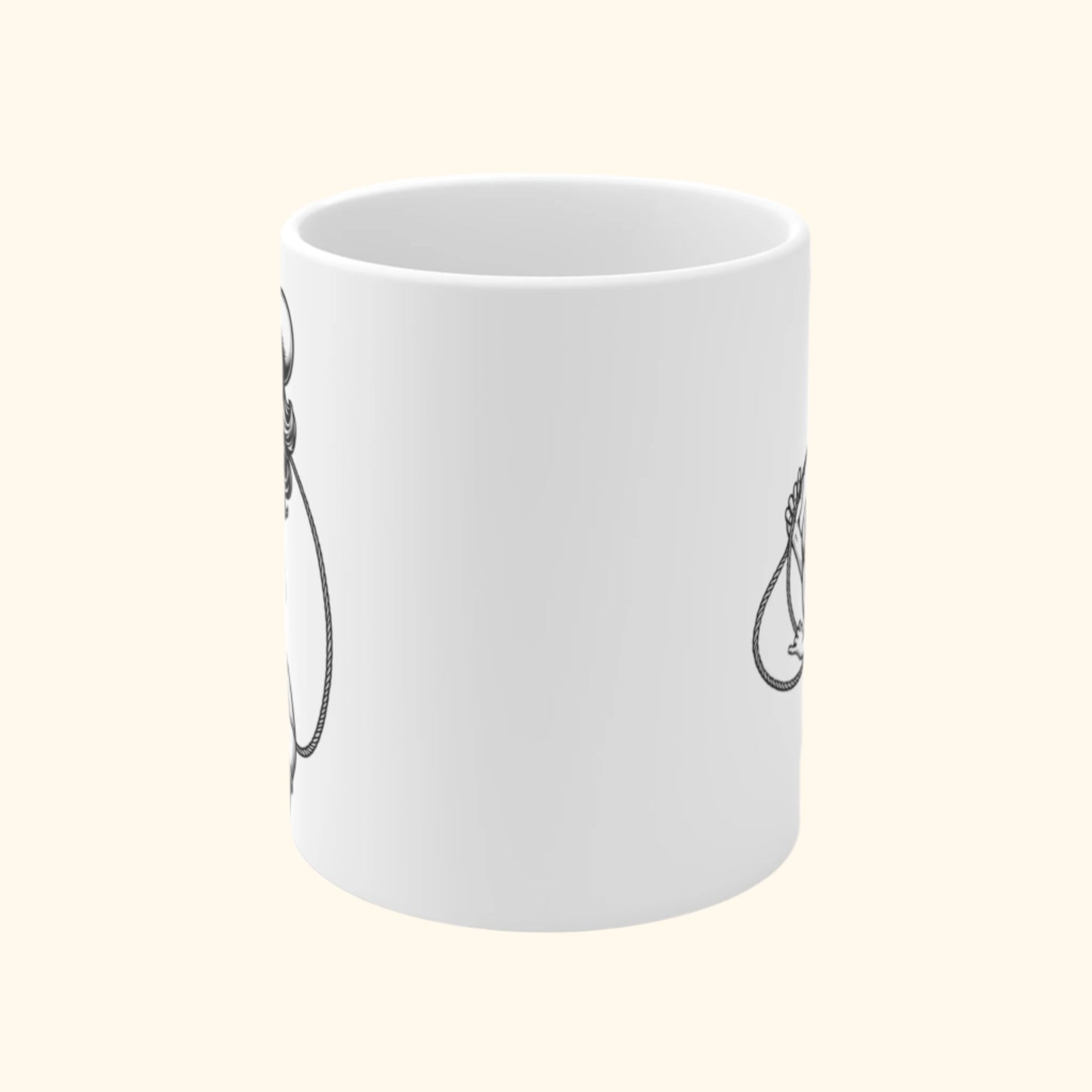 Pinup Art Western Cowgirl Mug