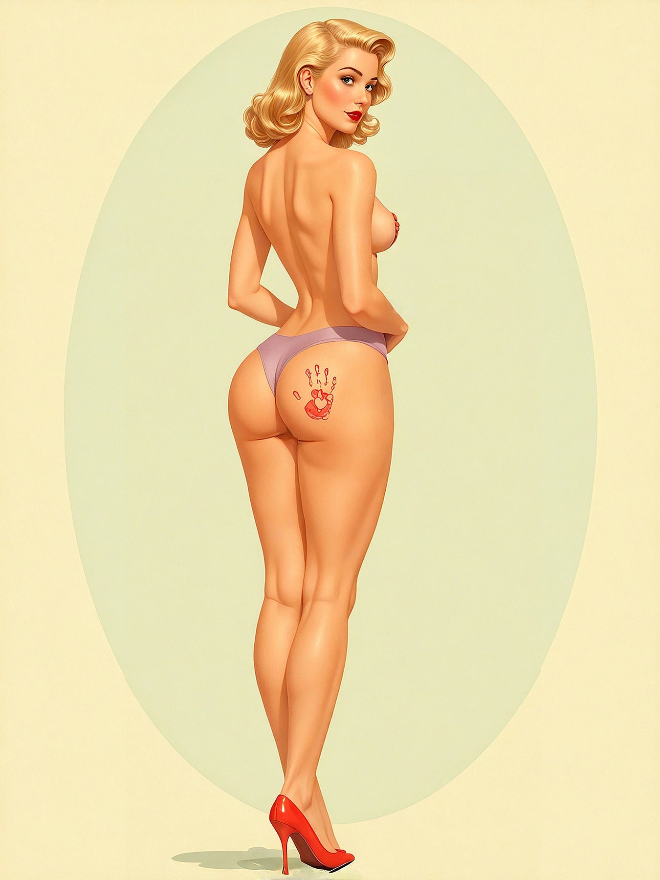Cheeky Charm Pinup Portrait