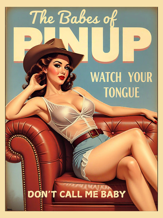 Bold Western Pinup Portrait