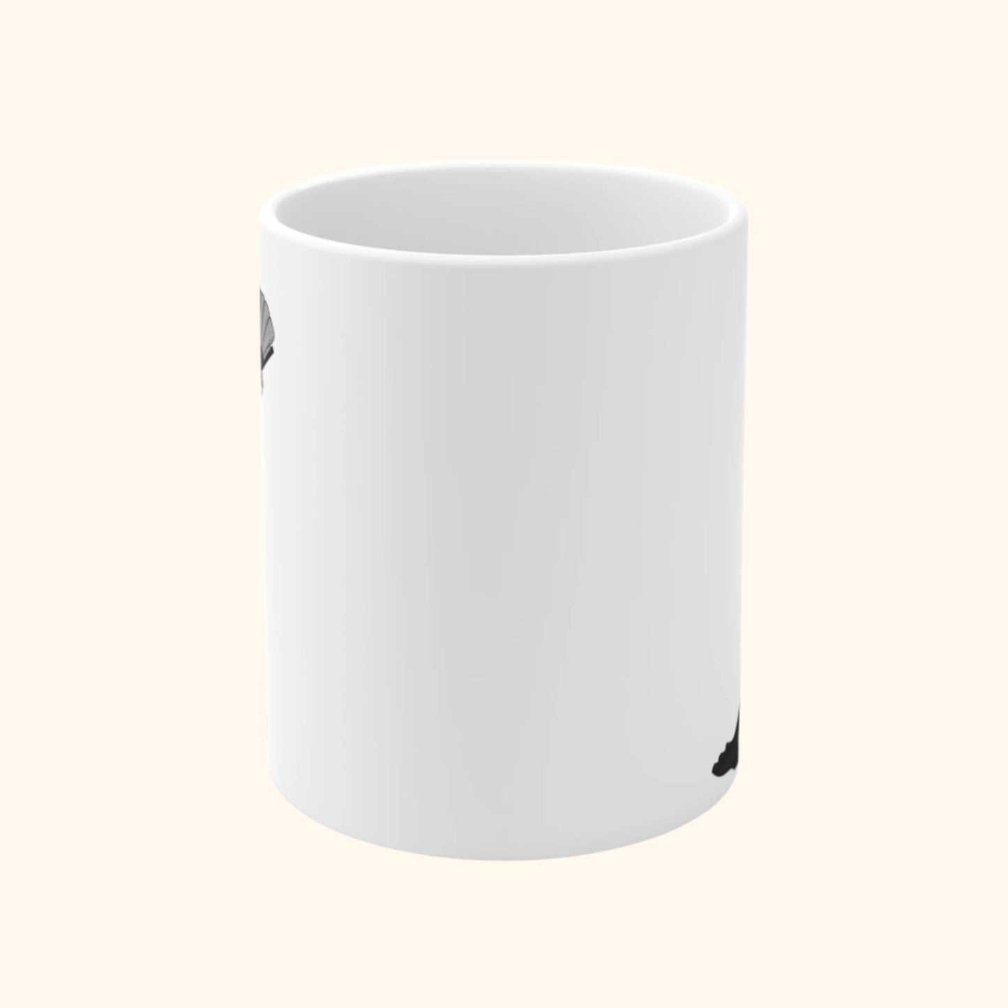 Pinup Art Elegant Fan Lady Mug