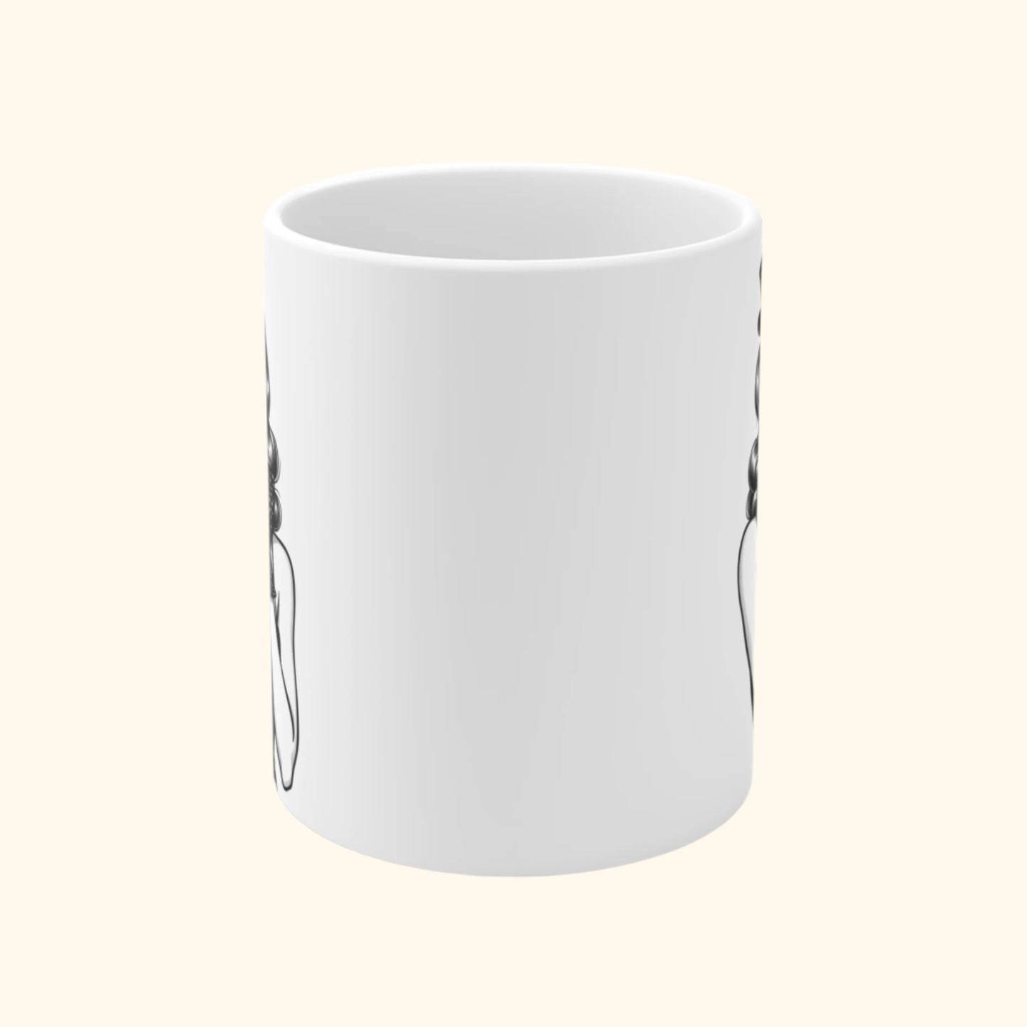 Pinup Art Polka Dot Charm Mug