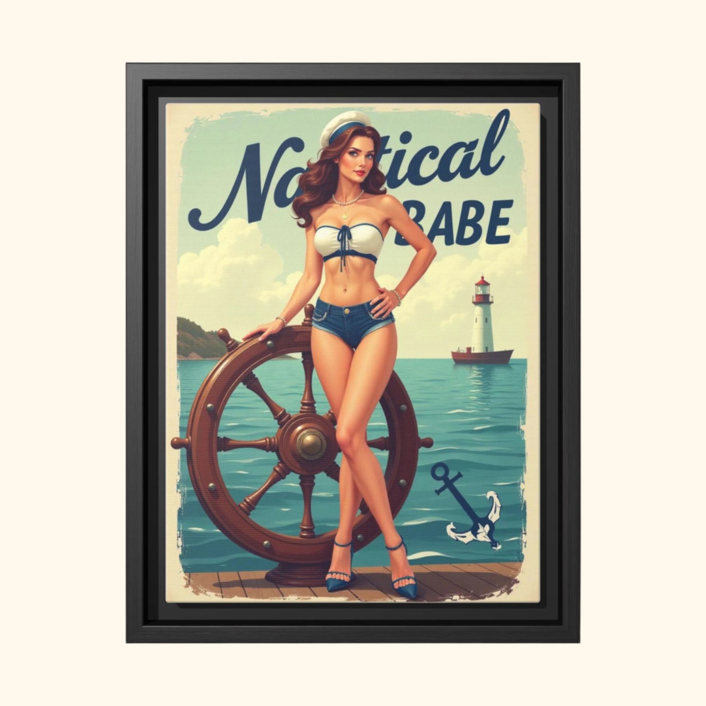 Custom Matte Framed - Pinup Portrait