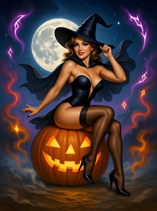 Old Hollywood Vargas Girl Pinup Portrait