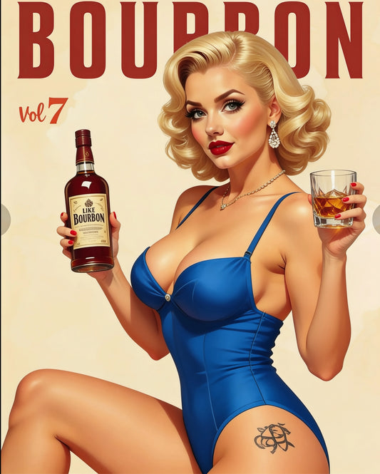 Bourbon Toast Pinup Portrait