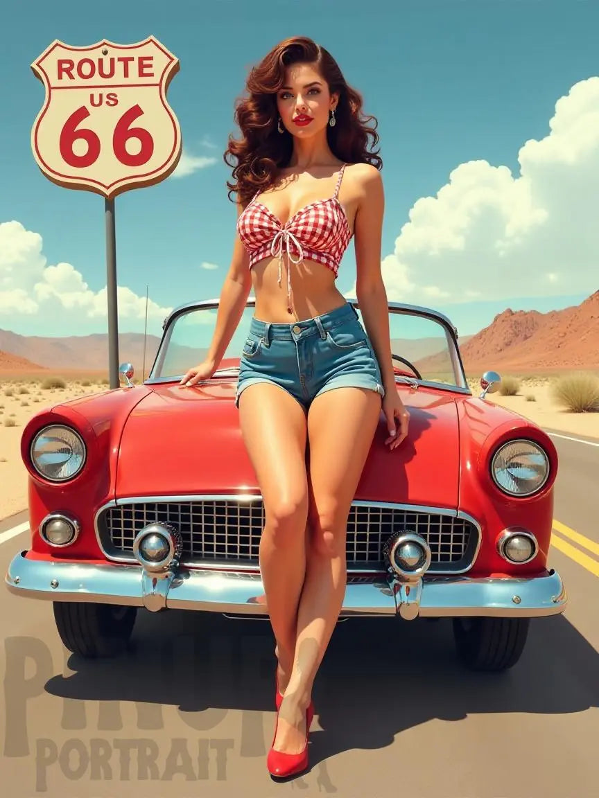 Retro Steampunk Pin Up Portrait Ideas