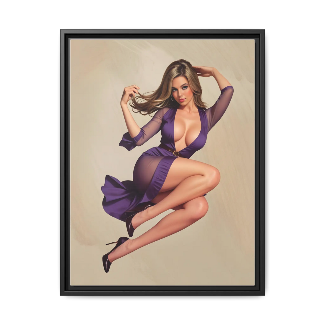 Pin Up Art: The Golden Canvas of Feminine Fantasy