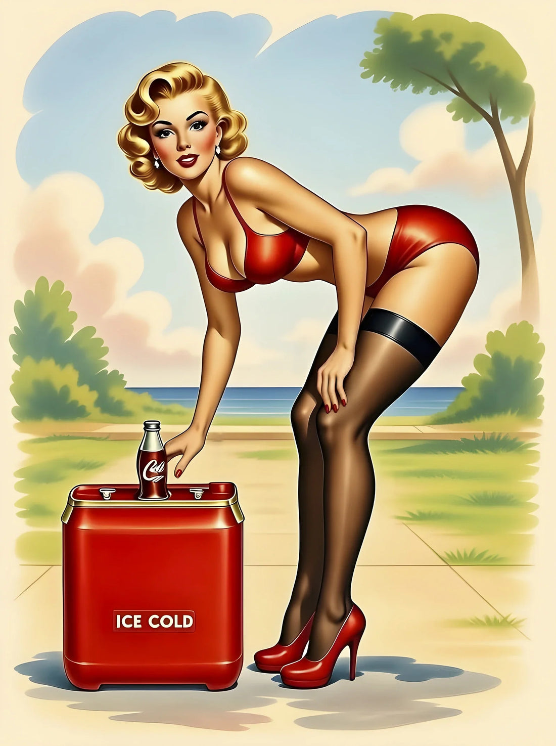 Bettie Page Pin Up: The Queen of Retro Glamour