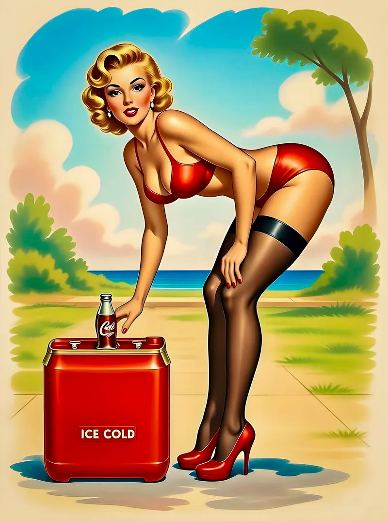 Pin Up Art: The Illustrated Icons of Desire