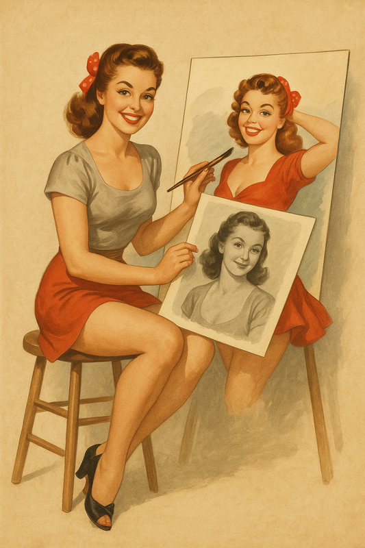 How to Turn Your Photo Into a Stunning Vintage Pin-Up Artwork