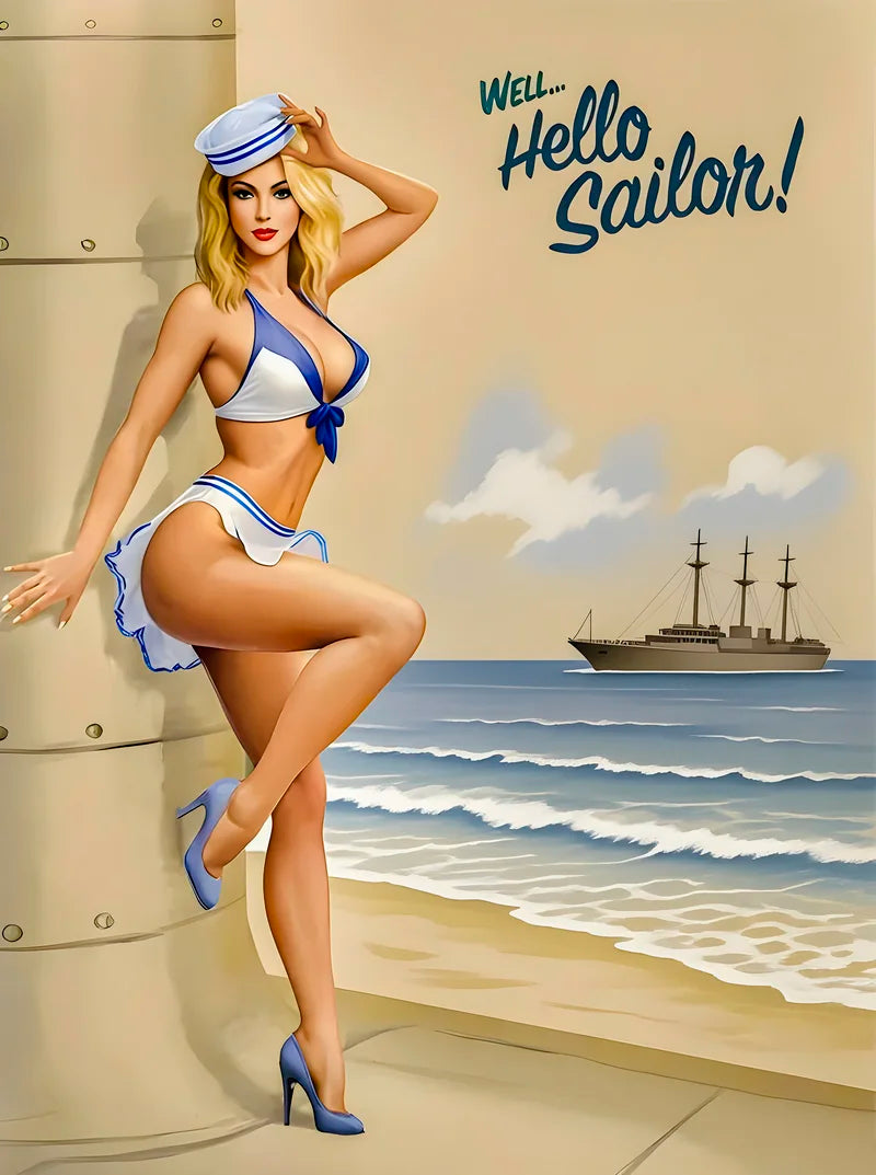 Vintage Valentine Pin Up Portrait Ideas