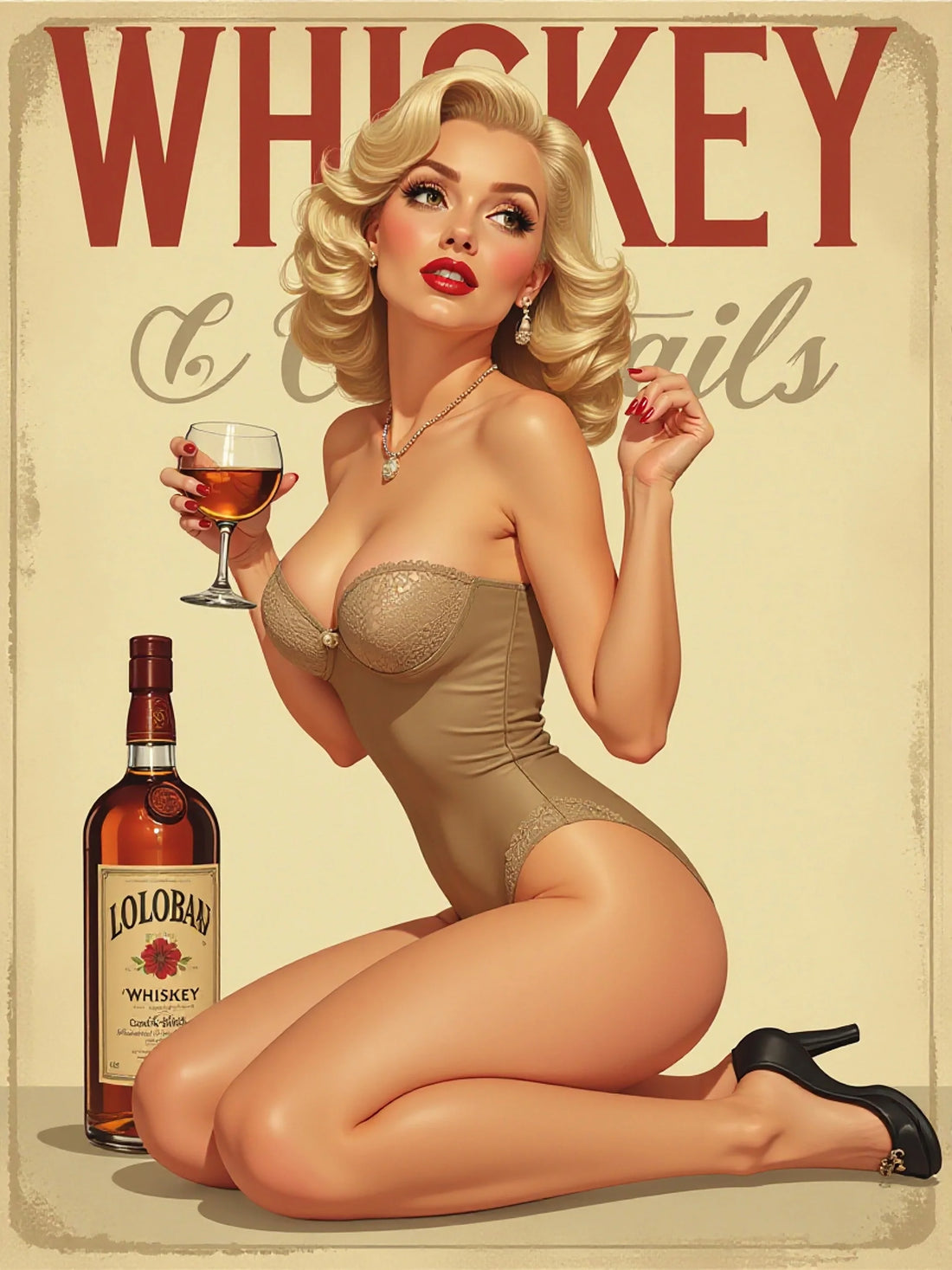Retro Pin Up Car Girl Portraits