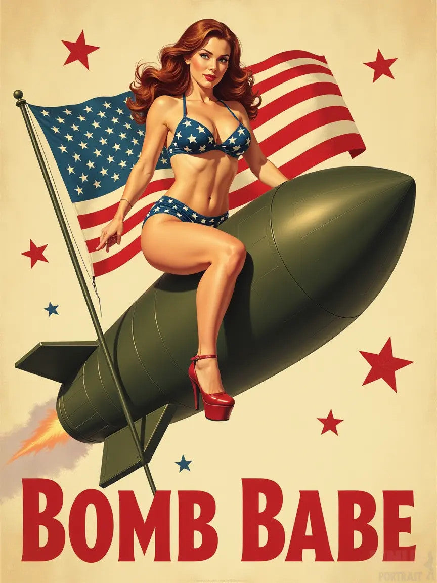 World War 2 Pin Up Girl: Patriotism in Heels and Red Lipstick