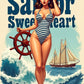 Custom Pinup Portraits Sailor Sweetheart