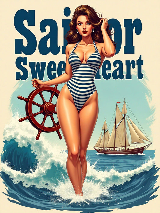 Custom Pinup Portraits Sailor Sweetheart