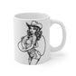 Pinup Art Western Cowgirl Mug