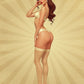 Golden Glance Pinup Portrait Golden Glance