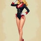 Custom Pinup Portraits American Star