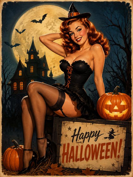 Halloween Enchantress Pinup Portrait