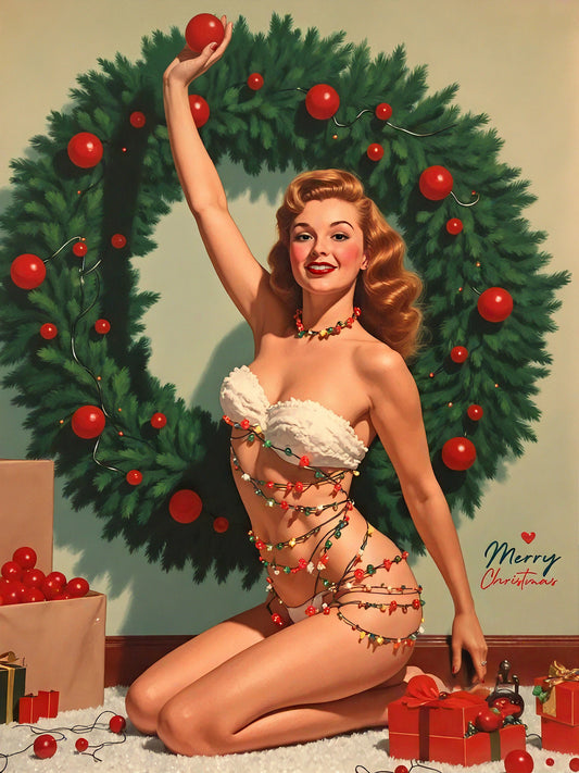 Festive Christmas Pinup Portraits Festive Christmas