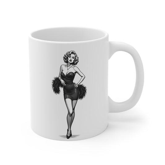 Pinup Art Glamorous Night Diva Mug