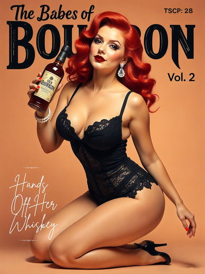 Bourbon Beauty Pinup Portrait Bourbon Beauty