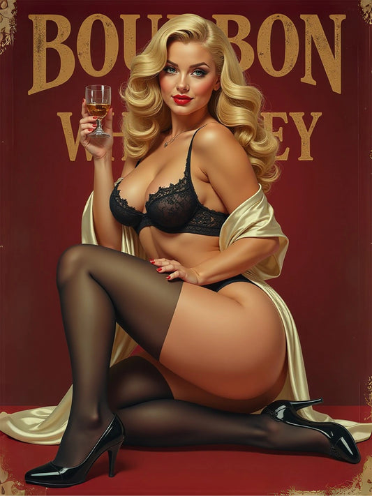 Bourbon Bliss Pinup Portrait