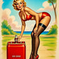Glamour Vargas Girl Pinup Portrait