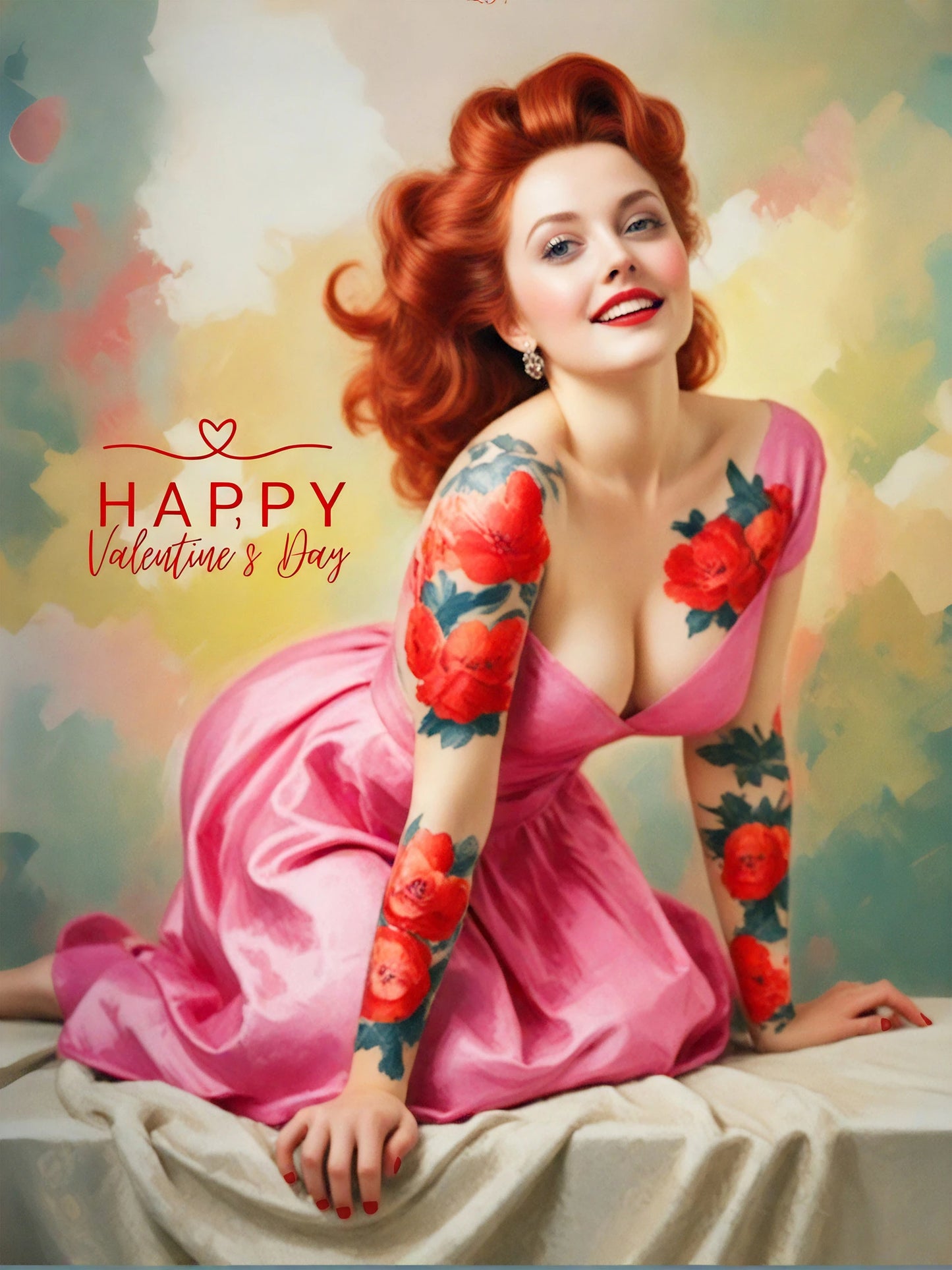 Valentine Pin Up